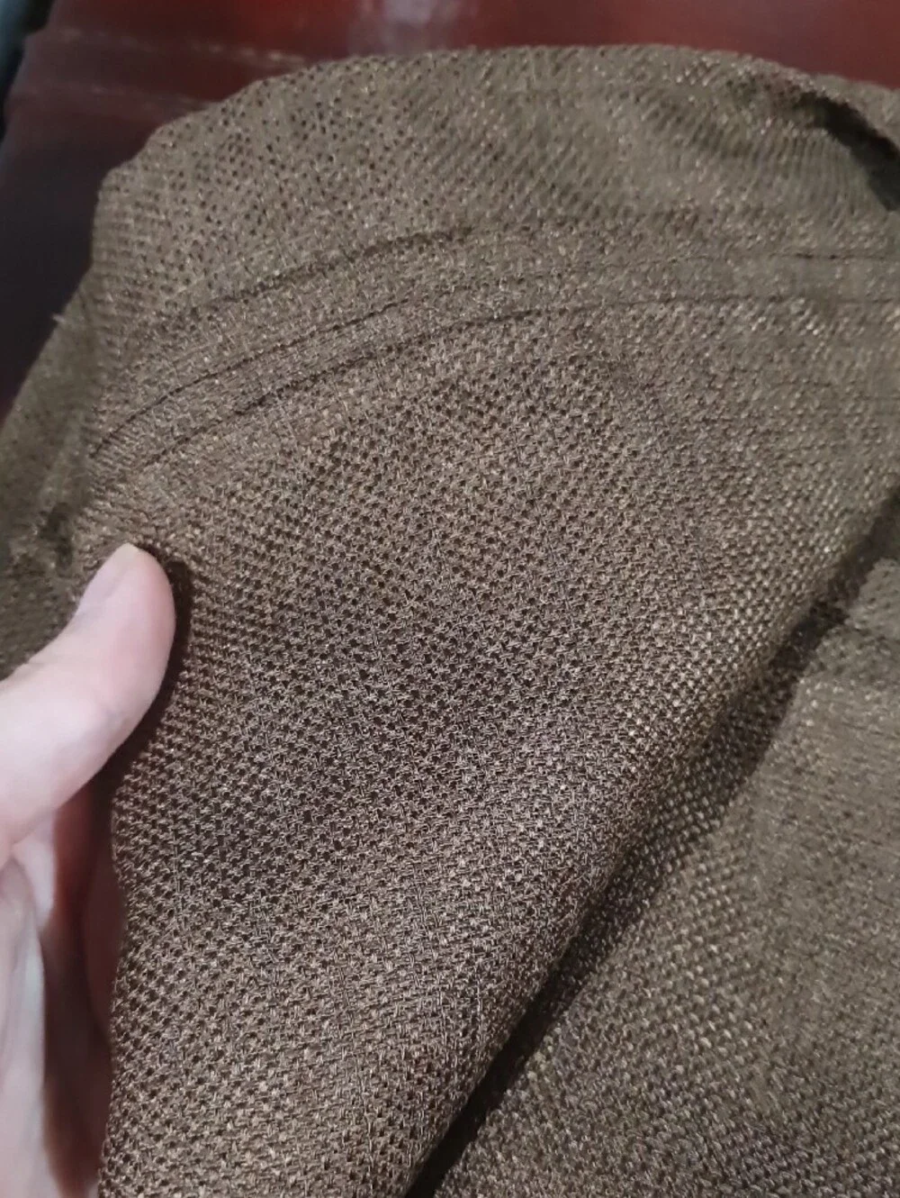 Brown Textured Tablecloth